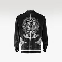 The Black Empire Velvet Shirt | Premium Velvet Relaxed Imperial
