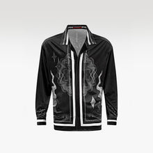 The Black Empire Velvet Shirt | Premium Velvet Relaxed Imperial