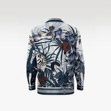 The Jade Veil Tapestry Silk Shirt | Premium Silk Relaxed Vintage