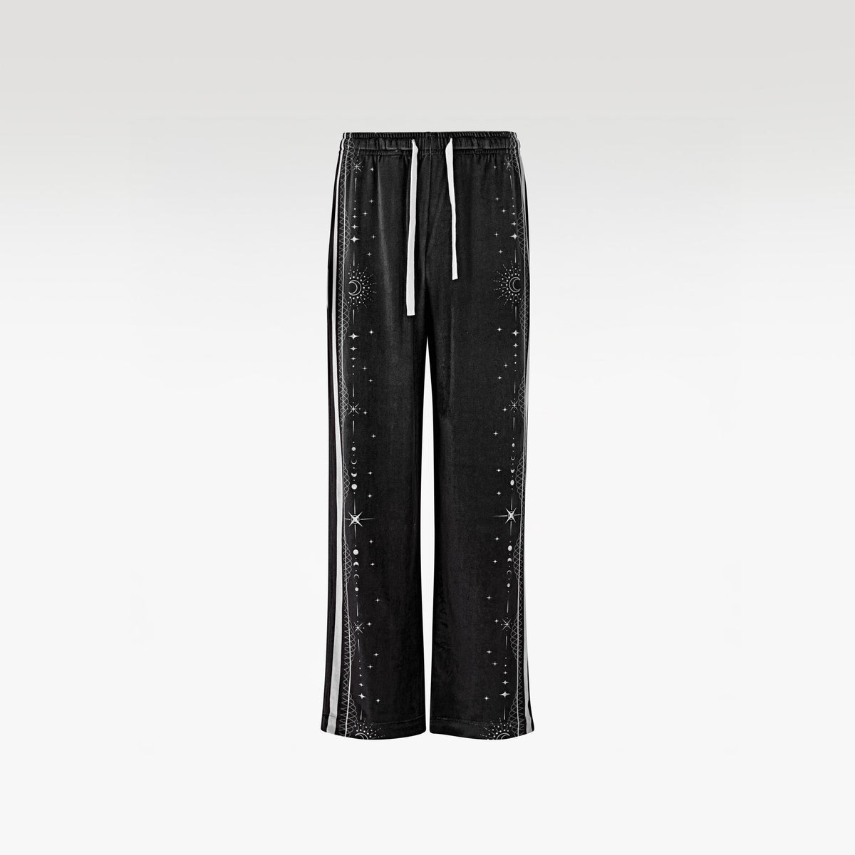 The Black Empire Velvet Pants | Premium Velvet Relaxed Modern Imperial
