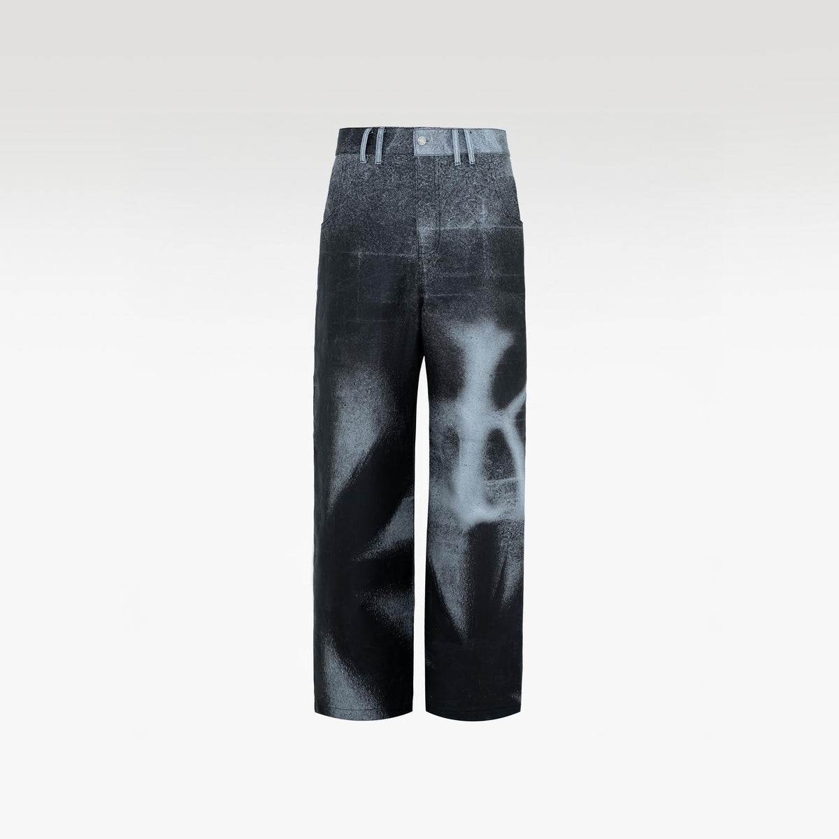 Blade Runner Kaki Pants | Streetwear Graffiti Wide-Leg Statement
