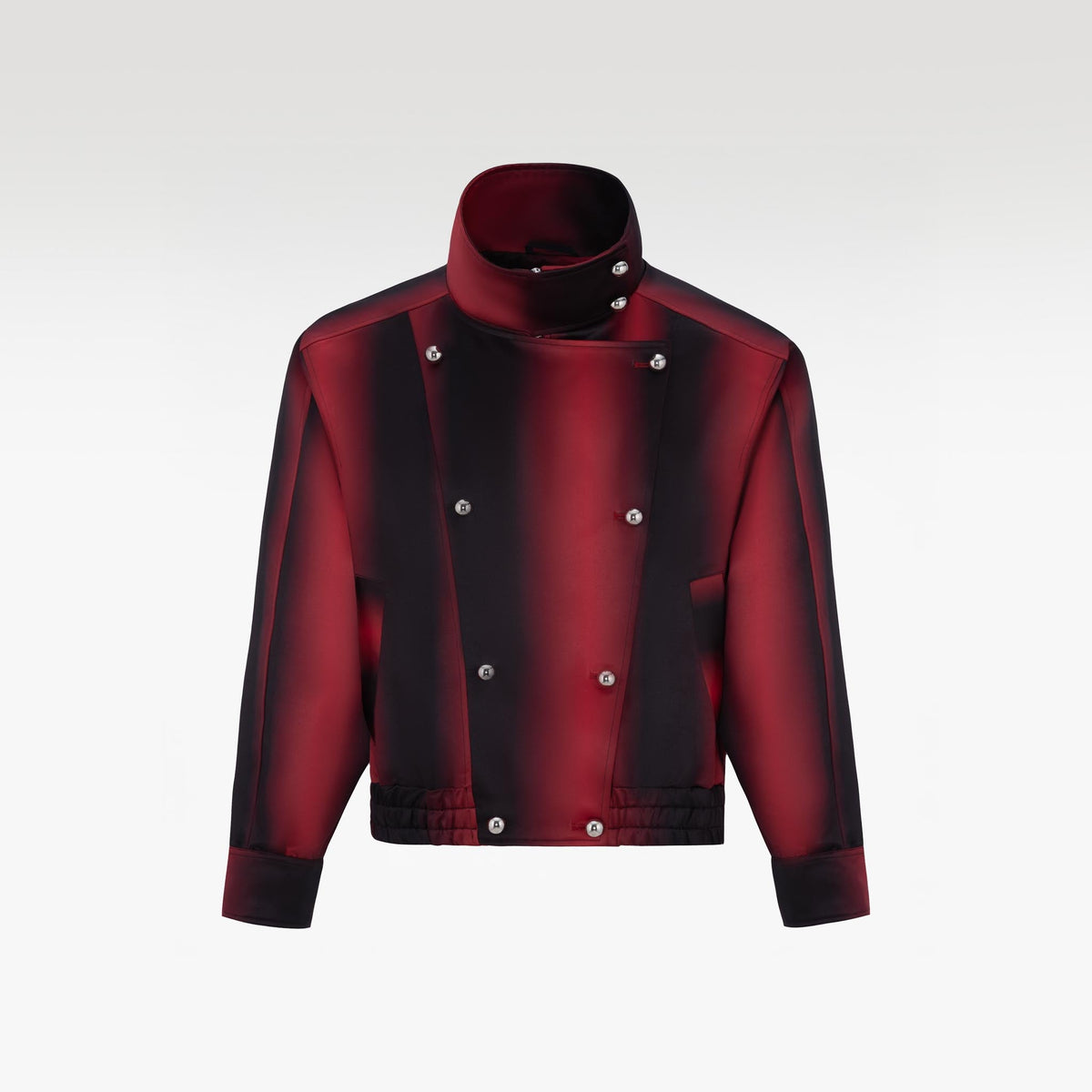 The Edge Lord Taffeta Jacket | High-Sheen Ombré Street Statement