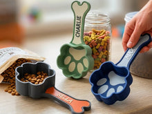 Personalized Paw & Bone Pet Food Scoop – Custom 3D Printed Dog Food Scooper