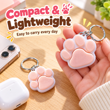 Cute Paw Print Clicker Keychain – 3D Printed Pet Paw Fidget Toy