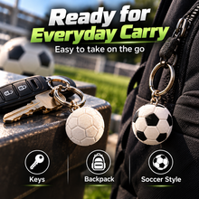 3D Printed Soccer Ball Keychain – Mini Football Keyring for Soccer Lovers