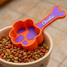 Personalized Paw & Bone Pet Food Scoop – Custom 3D Printed Dog Food Scooper