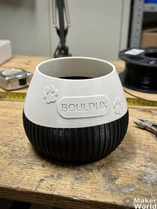 Personalized Elevated Pet Bowl – Custom 3D Printed Dog & Cat Feeding Stand
