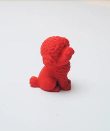 Cute Curly Puppy Figurine – 3D Printed Poodle & Bichon Dog Statue
