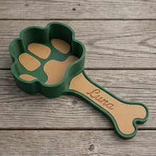 Personalized Paw & Bone Pet Food Scoop – Custom 3D Printed Dog Food Scooper