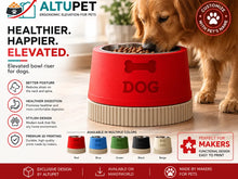 Personalized Elevated Dog Bowl Stand – Custom 3D Printed Pet Feeder