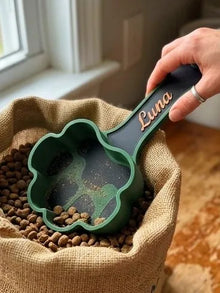 Personalized Paw & Bone Pet Food Scoop – Custom 3D Printed Dog Food Scooper