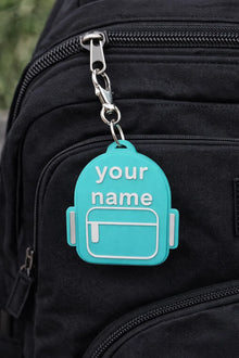 Personalized Backpack Keychain – Custom Name 3D Printed Bag Charm
