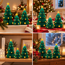 3D Printed Paper-Style Christmas Tree – Modern Tabletop Holiday Decor