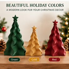 Modern Wavy Christmas Tree Decor – 3D Printed Holiday Decoration
