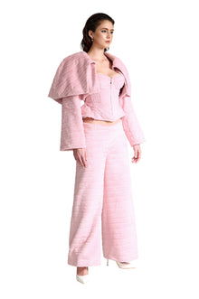 The Sugar Plum Armor Jacket | Premium Plum Faux Leather Structured Statement Jacket