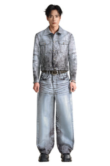 Monochrome Tycoon Kaki Pants | Extreme Flared Zipper Streetwear