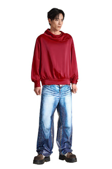 The Shrouded Sovereign Silk Shirt | Premium Silk Oversized Statement