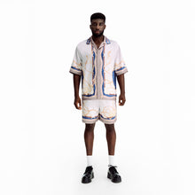 Lone Star Silk Shorts | Premium Printed Silk Taffeta Luxury Horse Saddle Design
