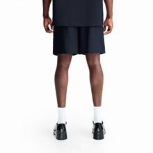 Obsidian Dust Silk Shorts | Premium Printed Silk Taffeta Black Camp Collar