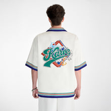 Seabound Silk Shirt | Printed Silk Taffeta Short Sleeve Streetwear