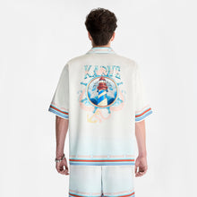Echolight Silk Shirt | Premium Printed Silk Taffeta Ocean Opulence Lighthouse