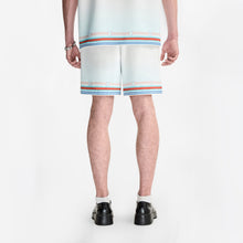Echolight Silk Shorts | Premium Printed Silk Taffeta Ocean Opulence Lighthouse